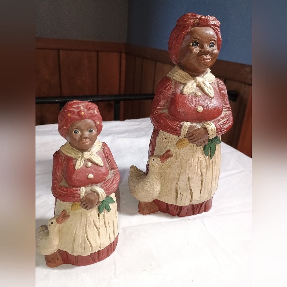 All God's Children Set of Annie Mae Figurines with one certificate